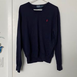 Polo blue ve back sweater